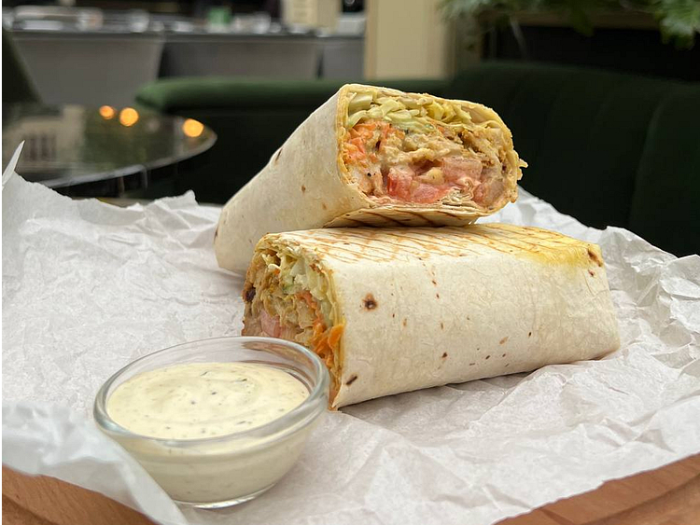 Шаурма з картоплею фрі