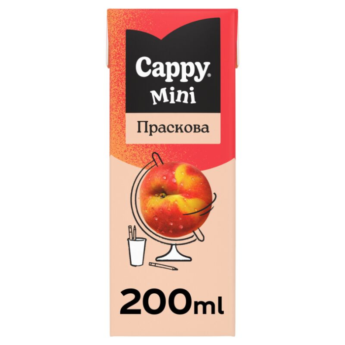 Cappy мини праскова 200ml